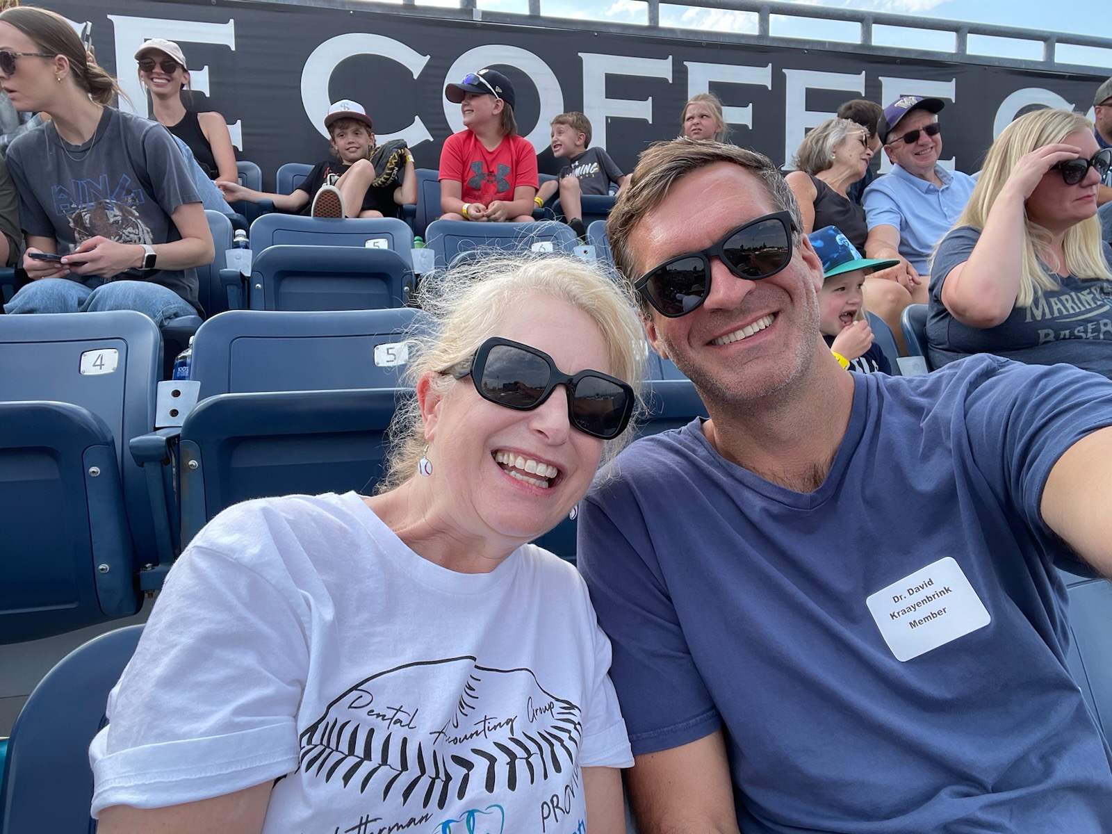 baseball-21 Sandra and Dr. Kraayenbrink