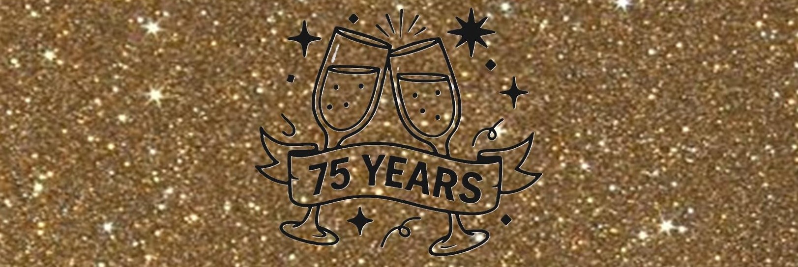 Gold anniversary horizontal