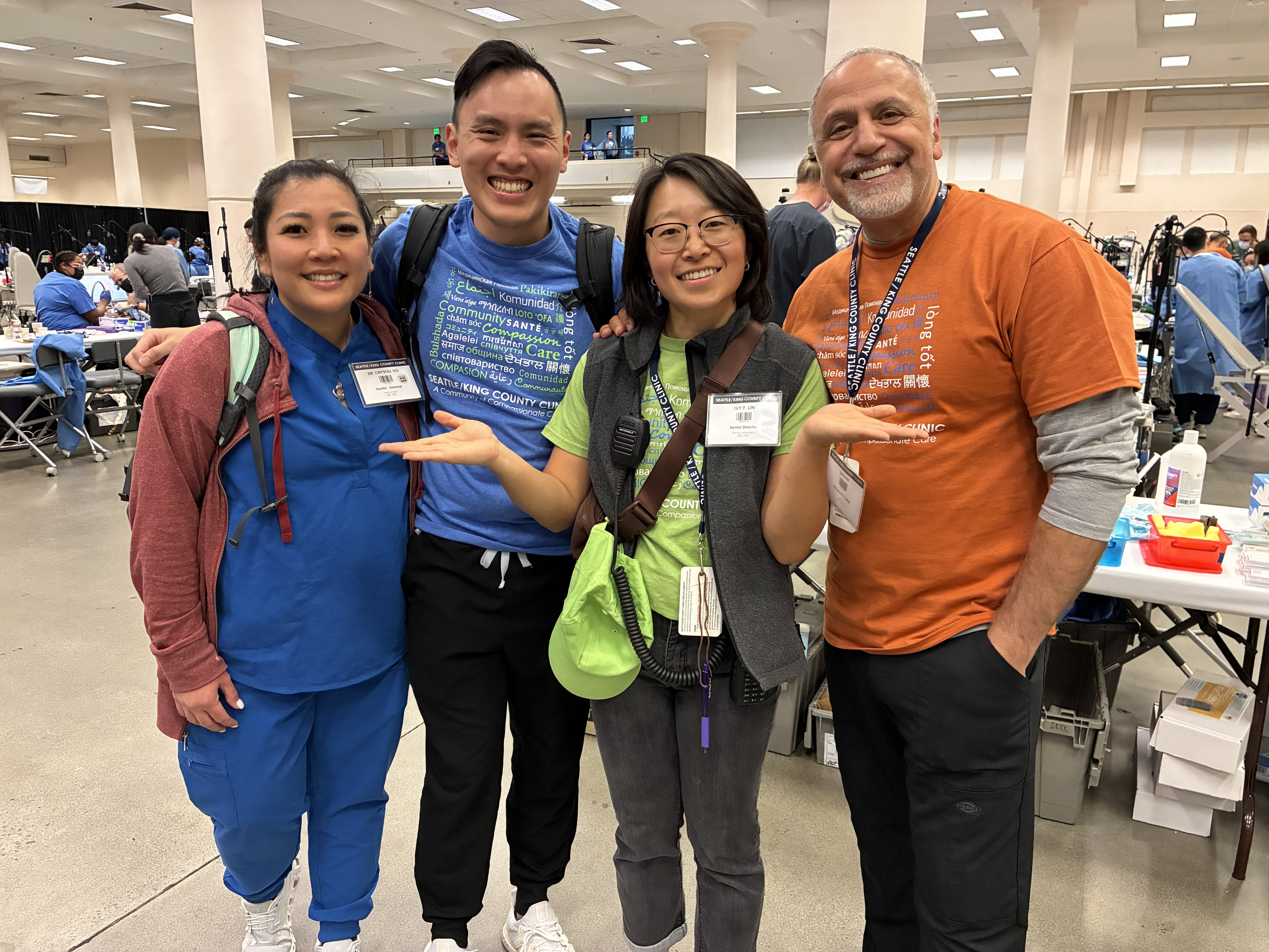 volunteers at Seattle-King Co Clinic